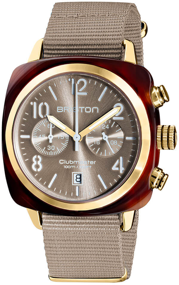 Briston Clubmaster Classic Acetate Gold Watch 19140.PYA.T.30.NT Image 1