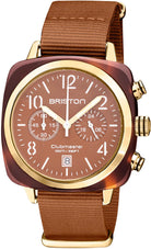Briston Clubmaster Classic Chronograph Terracotta Caramel Watch 20140.PYA.T.38.NTC Image 1