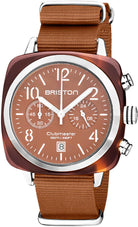 Briston Clubmaster Classic Chronograph Terracotta Caramel Watch 20140.SA.T.38.NTC Image 1