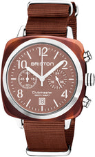 Briston Clubmaster Classic Chronograph Terracotta Chocolate Watch 20140.SA.T.37.NTCH Image 1