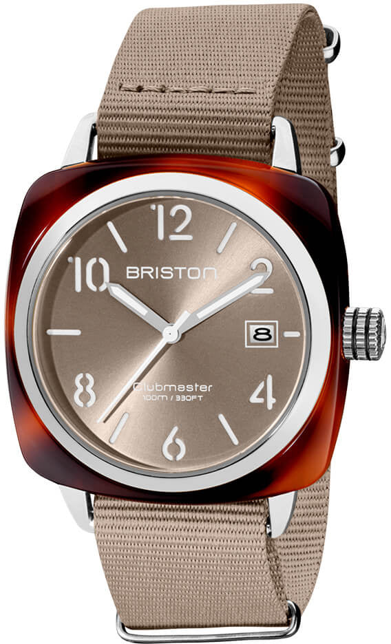 Briston Clubmaster Classic HMS Grey Taupe Watch 23240.SA.T.30.NT Image 1