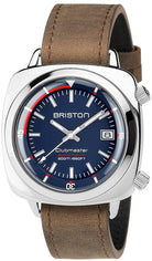 Briston Clubmaster Diver Polished Steel Watch 17642.PS.D.15.LVBR Image 1
