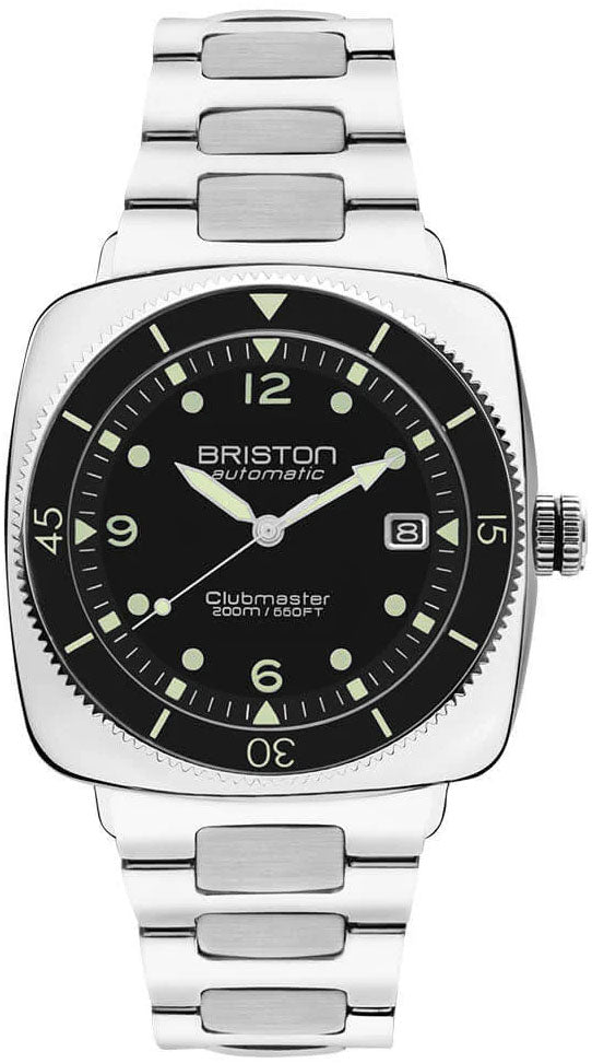 Briston Clubmaster Legend Diver Steel Black Watch 241740.PS.LD.1.SB Image 1