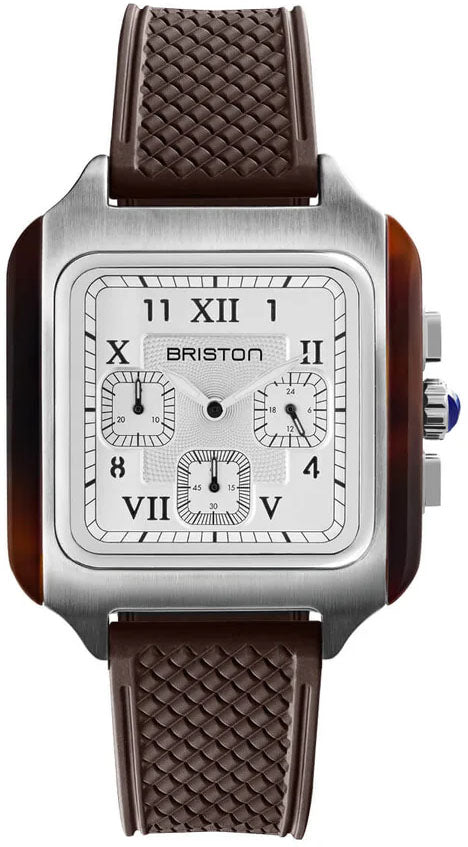Briston Streamliner Kennedy White Chrono Watch 251838.SA.T.2.FBR Image 1