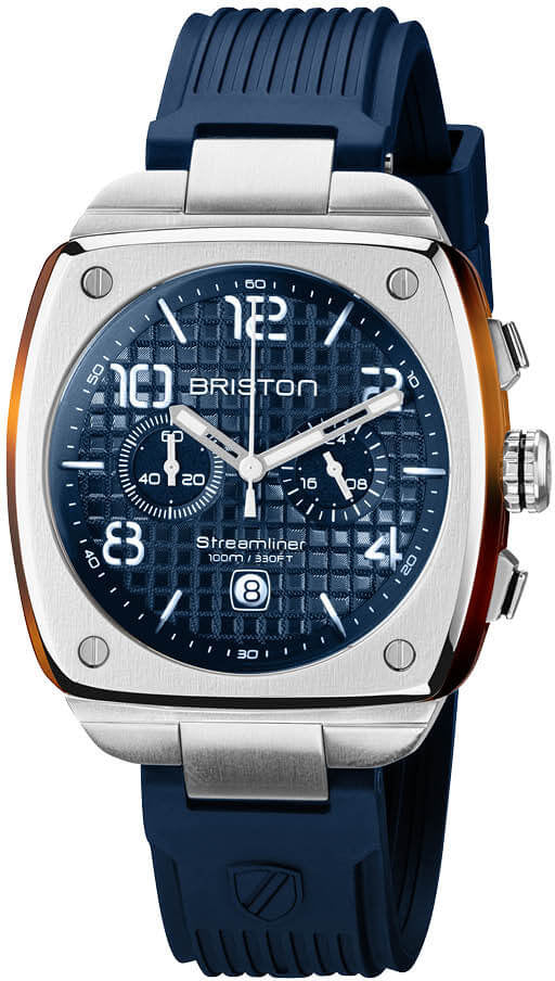 Briston Streamliner Urban Chrono Navy Blue Watch 22142.S.T.15.RNB Image 1