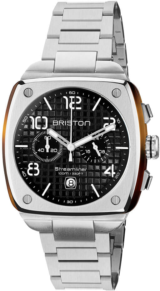 Briston Streamliner Urban Chrono Steel Black Watch 23142.S.T.1.SB Image 1