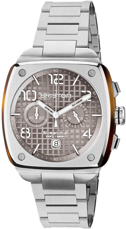 Briston Streamliner Urban Chrono Steel Grey Taupe Watch 23142.S.T.30.SB Image 1