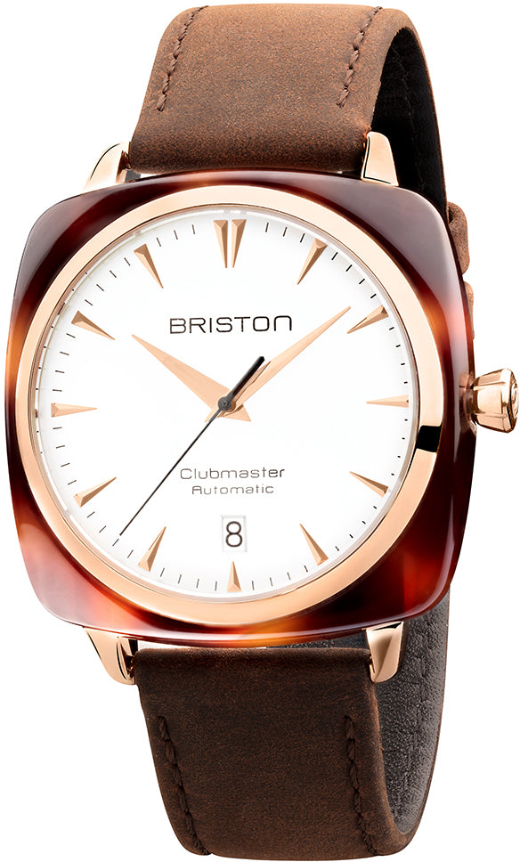 Briston Watch Clubmaster Classic Acetate Gold 19640.PRA.TI.2.LVC Image 1
