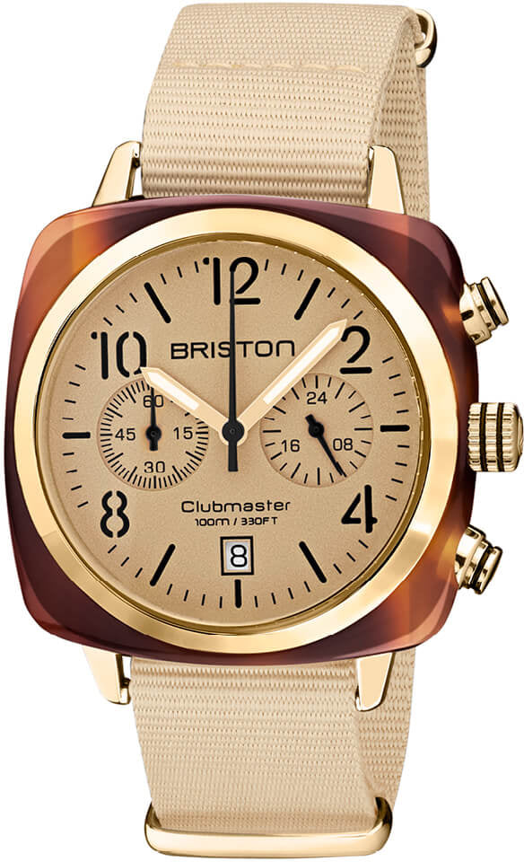 Briston Watch Clubmaster Classic Chronograph Terracotta Vanilla 20140.PYA.T.39.NTV Image 1