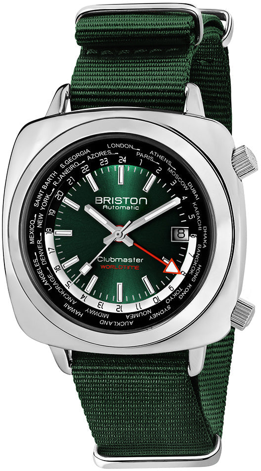 Briston Watch Clubmaster Traveler Worldtime GMT Limited Edition 20842.PS.W.10.NBG Image 1