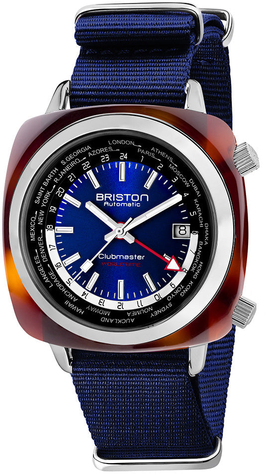 Briston Watch Clubmaster Traveler Worldtime GMT Limited Edition 20842.SA.TW.9.NNB Image 1
