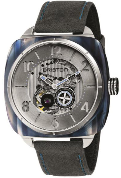Briston Watch Streamliner Skeleton Blue Acetate 201042.SA.BL.2.B Image 1