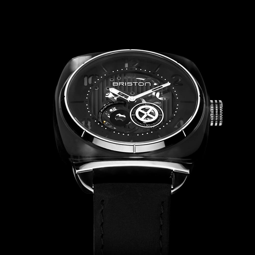 Briston Watch Streamliner Skeleton Grey Acetate 201042.SA.G.1.CH Image 2