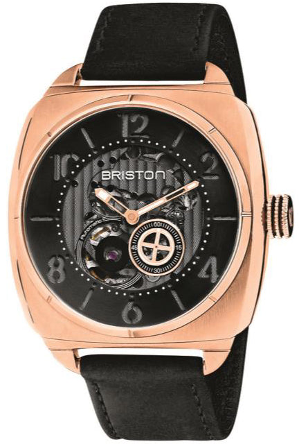 Briston Watch Streamliner Skeleton Rose Gold IP 201042.SPRG.SK.1.CH Image 1