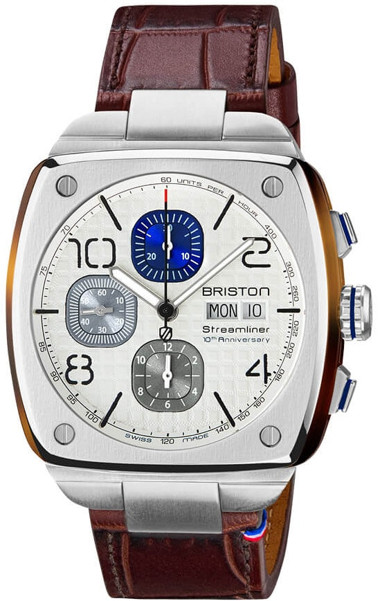 Briston Watch Streamliner Urban 10th Anniversary White Limited Edition 231443.S.T.2.LABR Image 1