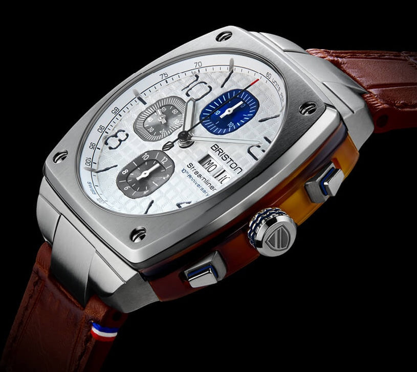 Briston Watch Streamliner Urban 10th Anniversary White Limited Edition 231443.S.T.2.LABR Image 2