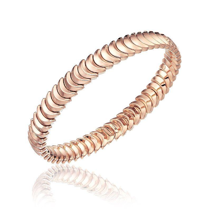 Chimento Armillas 18ct Rose Gold Crescent Moon Bangle 1B01761ZZ6180 Image 1