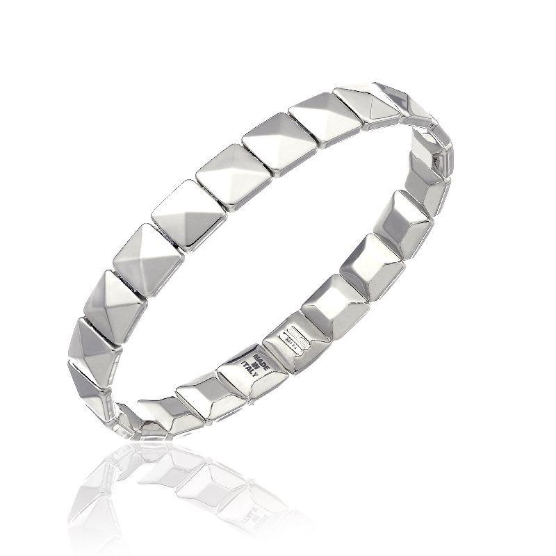 Chimento Armillas 18ct White Gold Pyramid Bangle 1B01762ZZ5180 Image 1