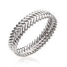 Chimento Armillas 18ct White Gold Wide Arrow Head Bangle 1B01766ZZ5180 Image 1
