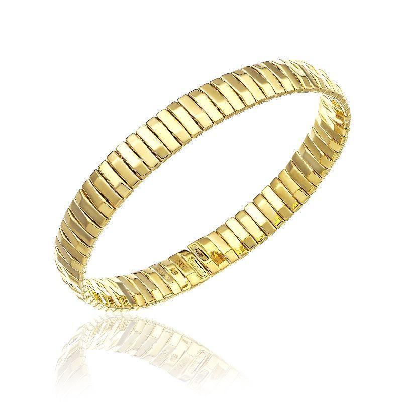 Chimento Armillas 18ct Yellow Gold Bar Bangle 1B01760ZZ1180 Image 1
