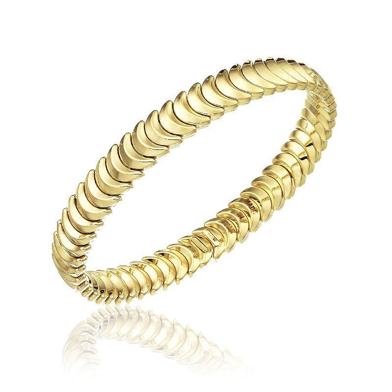 Chimento Armillas 18ct Yellow Gold Crescent Moon Bangle 1B01761ZZ1180 Image 1