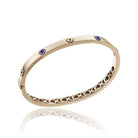 Chimento Armillas Be Mine 18ct Rose Gold 0.40ct Sapphire Bangle 1B01313SS6 Image 1