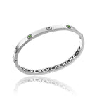 Chimento Armillas Be Mine 18ct White Gold 0.32ct Emerald Bangle 1B01313EE5 Image 1