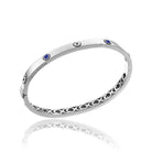 Chimento Armillas Be Mine 18ct White Gold 0.40ct Sapphire Bangle 1B01313SS5 Image 1