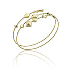 Chimento Armillas Pyramis 18ct Yellow Gold Studs Spiral Bangle 1B01454ZZ1170 Image 1