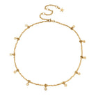 Chlobo Boho Luxe Gold Plated Sky of Stars Necklace CBO-548 Image 1
