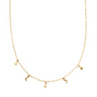 Chlobo Boho Luxe Gold Plated The Night Sky Necklace CBO-550 Image 1