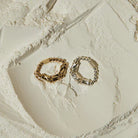 Chlobo Gold Plated Chunky Twist Ring CBO-689/L Image 2