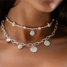 ChloBo Gold Plated Dream Waves Necklace CBO-744 Image 2