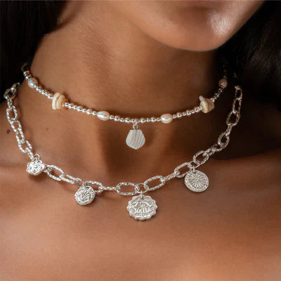 ChloBo Gold Plated Dream Waves Necklace CBO-744 Image 2