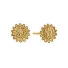 ChloBo Gold Plated Sterling Silver Botanical Beauty Stud Earrings CBO-516 Image 1