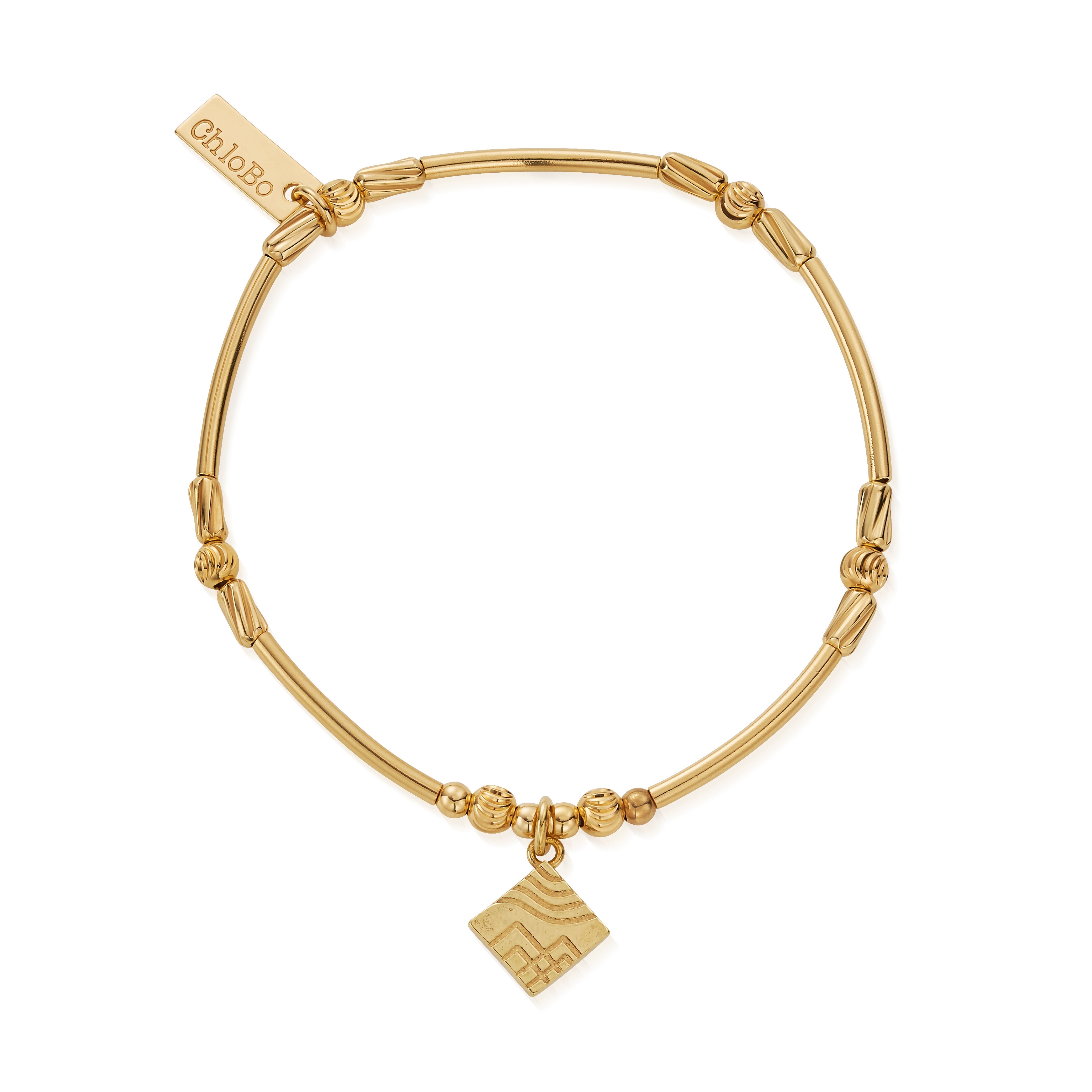 ChloBo Gold Plated Sterling Silver Creative Desires Bracelet CBO-468 Image 1