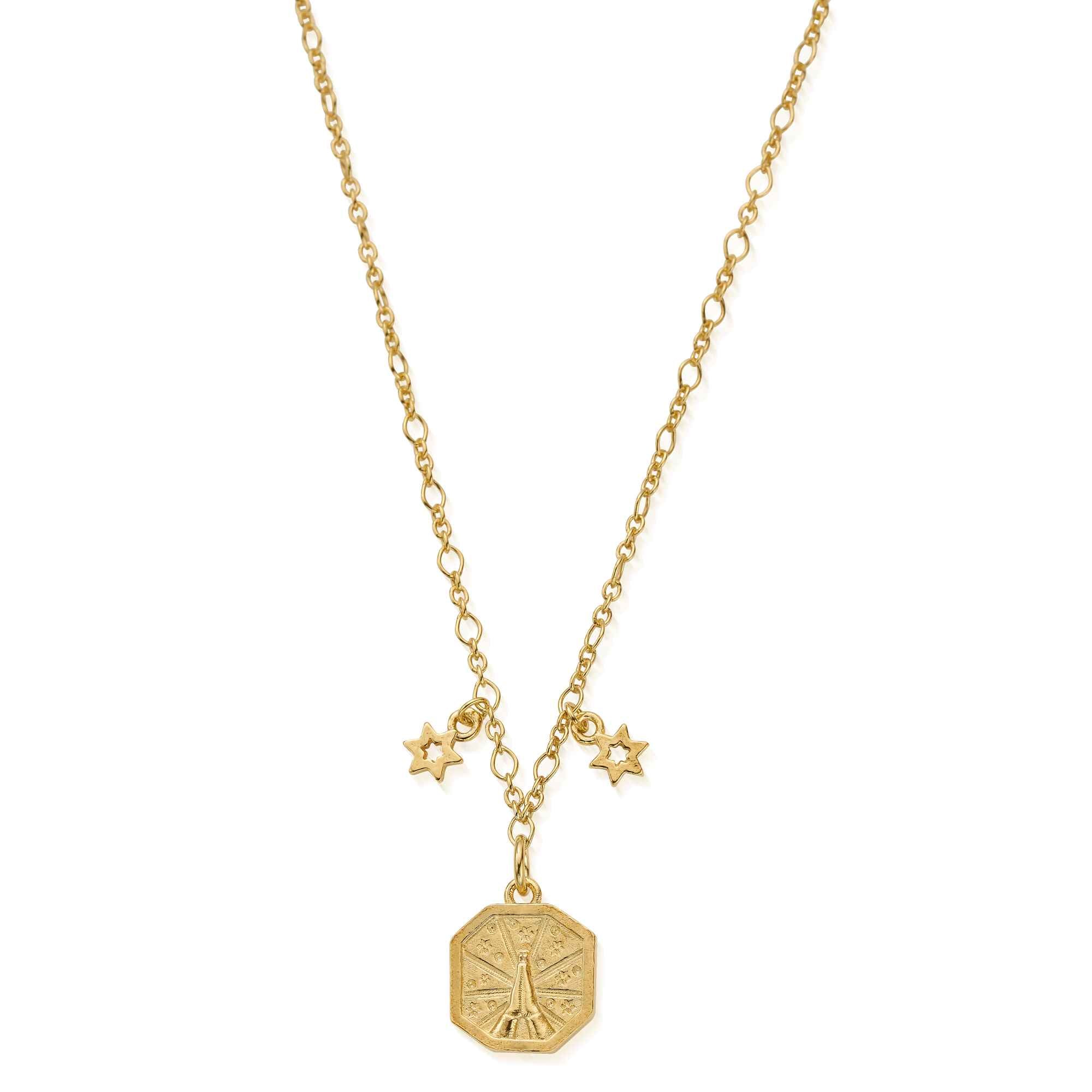 ChloBo Gold Plated Sterling Silver Divine Connection Necklace CBO-504 Image 1