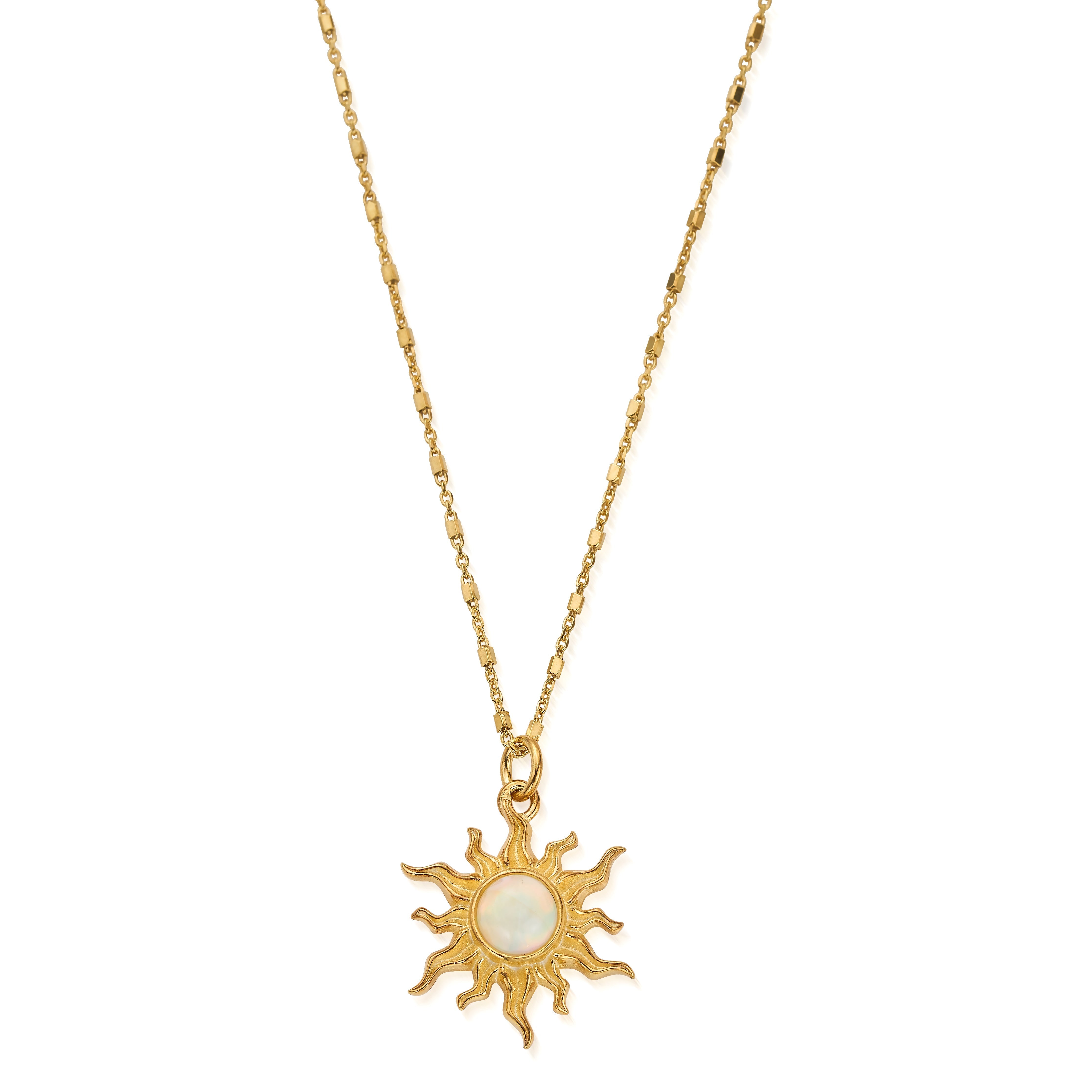 ChloBo Gold Plated Sterling Silver Enlightened Necklace CBO-506 Image 1