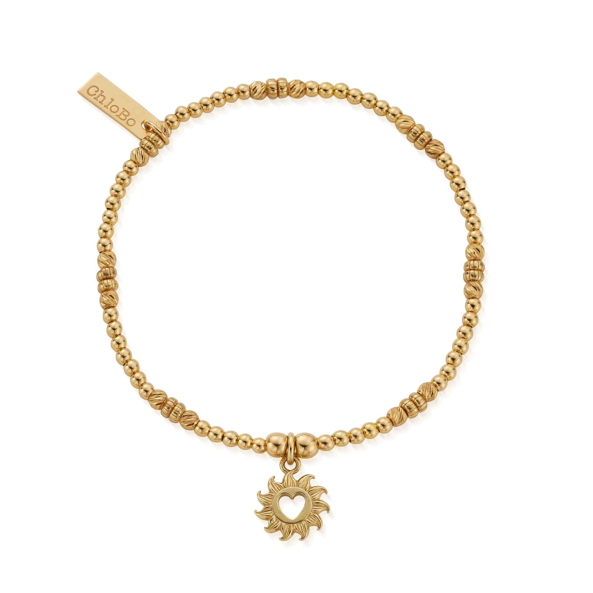 ChloBo Gold Plated Sterling Silver Loving Light Bracelet CBO-470 Image 1