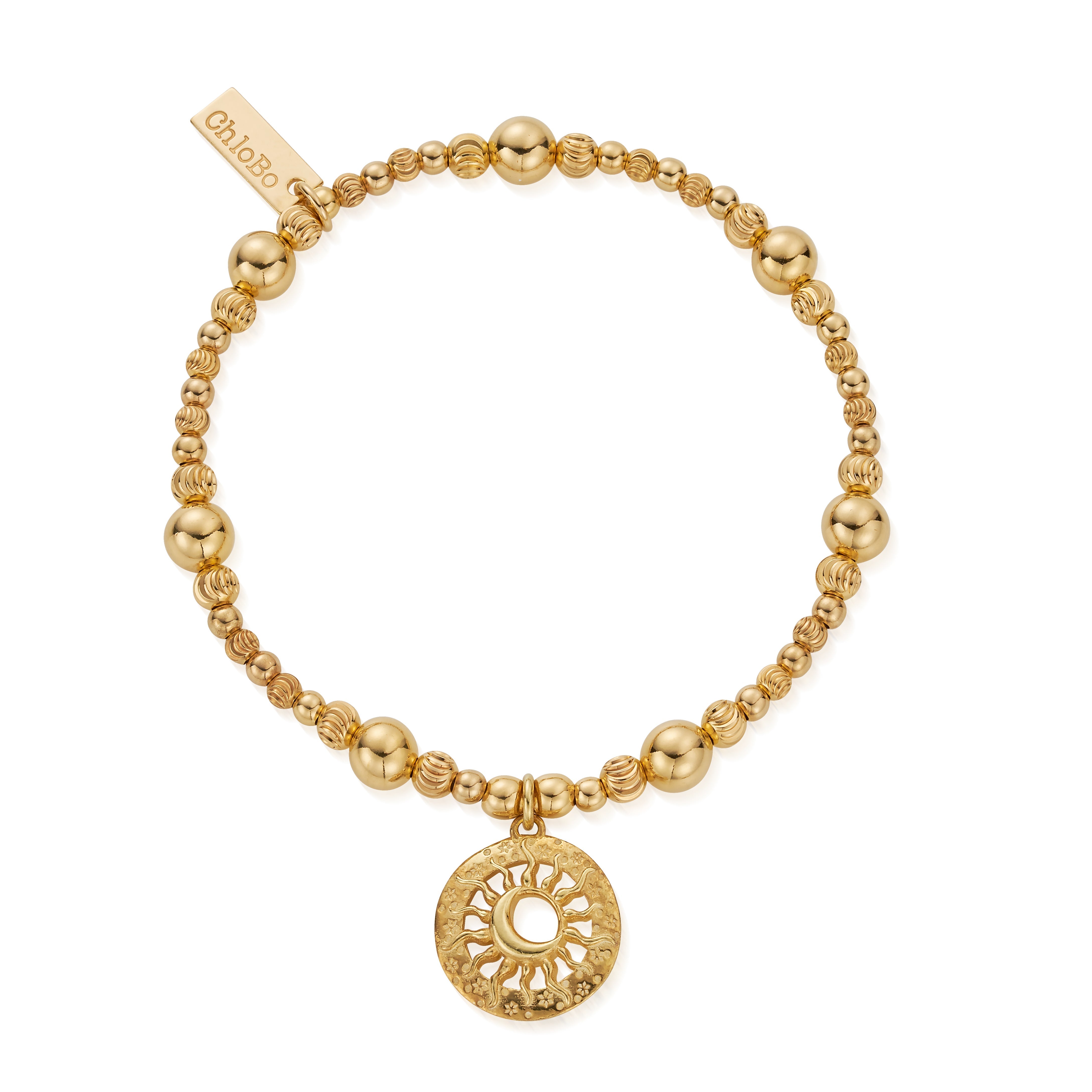 ChloBo Gold Plated Sterling Silver Mystic Glow Bracelet CBO-474 Image 1