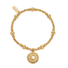ChloBo Gold Plated Sterling Silver Mystic Glow Bracelet CBO-474 Image 1