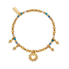 ChloBo Gold Plated Sterling Silver Rising Love Bracelet CBO-486 Image 1