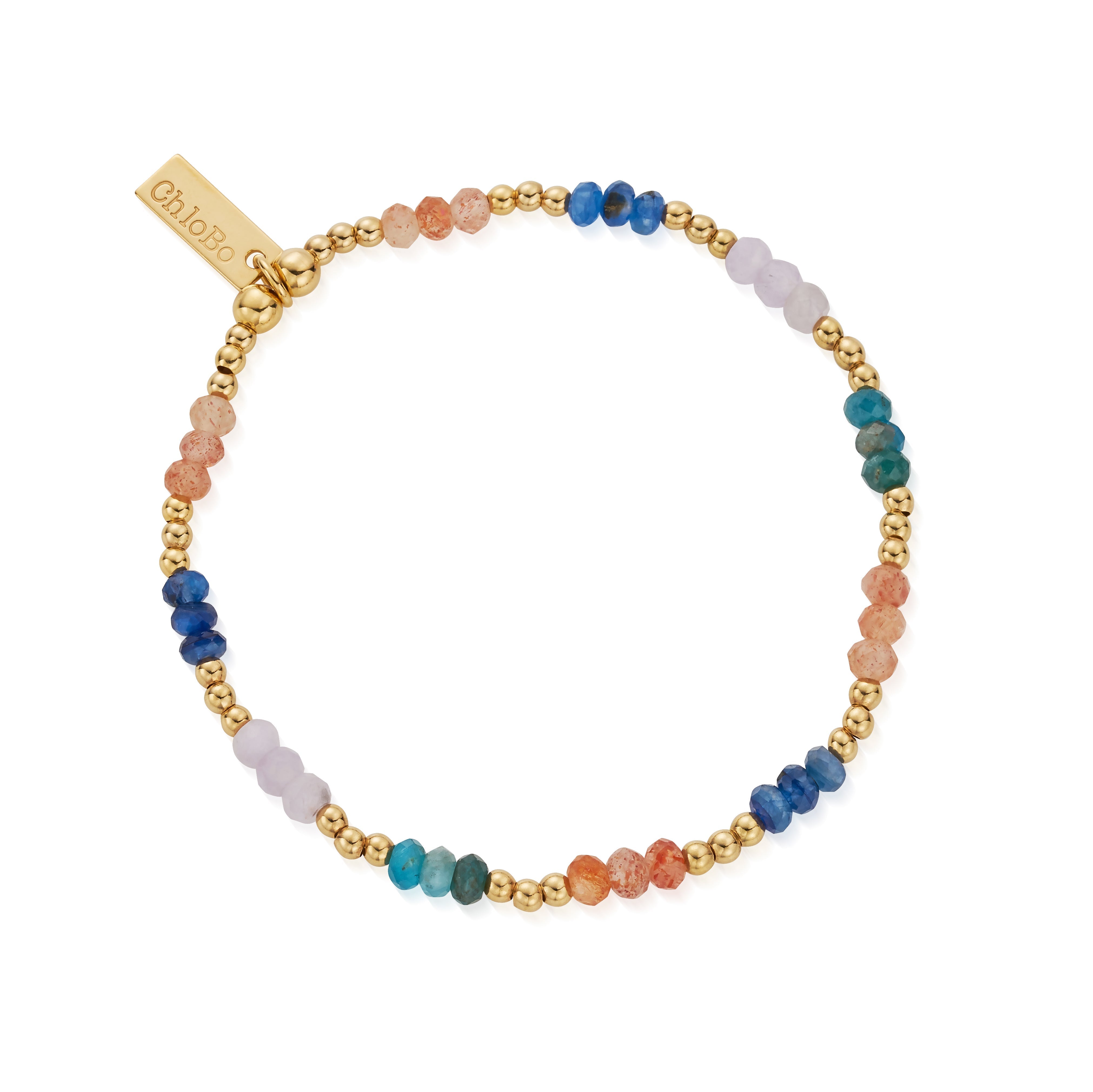 ChloBo Gold Plated Sterling Silver Soothing Spirit Bracelet CBO-490 Image 1