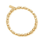 ChloBo Gold Plated Sterling Silver Twisted Cube Bracelet CBO-363 Image 1