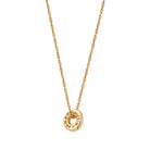 Chlobo Gold Plated Tiny Twisted Rope Chain Power Within Necklace CBO-675 Image 1