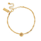 Chlobo Gold Plated Twisted Rope Chain Power Within Bracelet CBO-665 Image 1