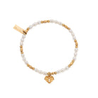 ChloBo Heart Of Love Gold Plated Sterling Silver Angel Wing Bracelet CBO-443 Image 1