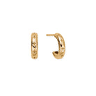 Chlobo Iconics Gold Plated Cut Out North Star Huggie Hoop Earrings CBO-562 Image 1