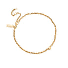 Chlobo Iconics Gold Plated Inset Star Anklet CBO-552 Image 1