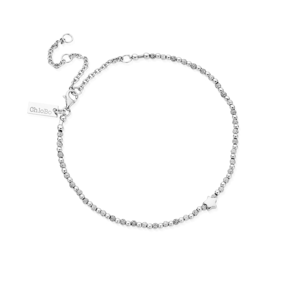 Chlobo Iconics Inset Star Anklet CBO-551 Image 1